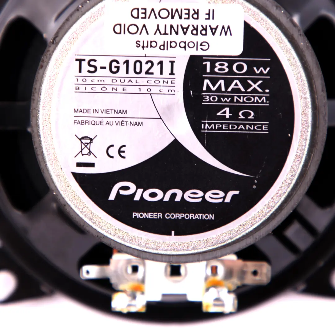 Genuine Pioneer Stereo Coaxial Dual Cone Speaker Set 180W to with Part number TS-G1331I Genuine Pioneer Stereo Coaxial Dual Cone Speaker Set 180W - SKU TS-G1021I - Part number TS-G1331I