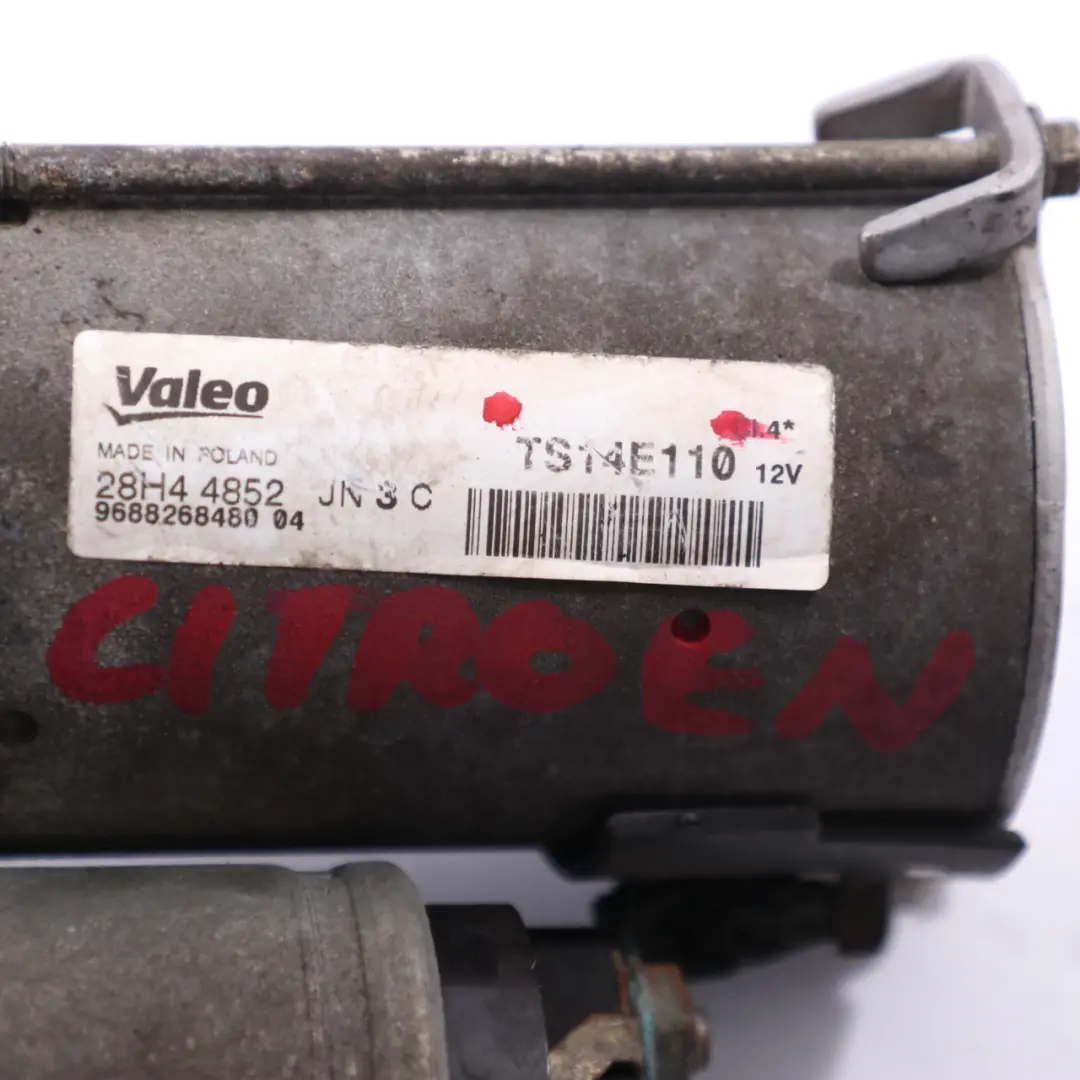 Starter Motor Citroen Berlingo Peugeot Partner Engine Diesel 1.6 HDI  - SKU TS14E110 - Part number TS14E110