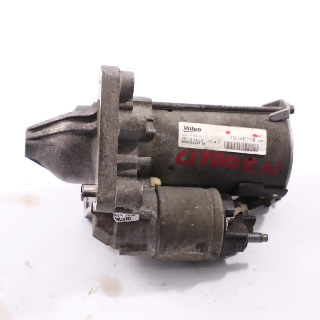 Démarreur Citroen Berlingo Peugeot Partner Moteur Diesel 1.6 HDI pour à propos du numéro de pièce TS14E110 Démarreur Citroen Berlingo Peugeot Partner Moteur Diesel 1.6 HDI - SKU TS14E110 - Numéro de pièce TS14E110