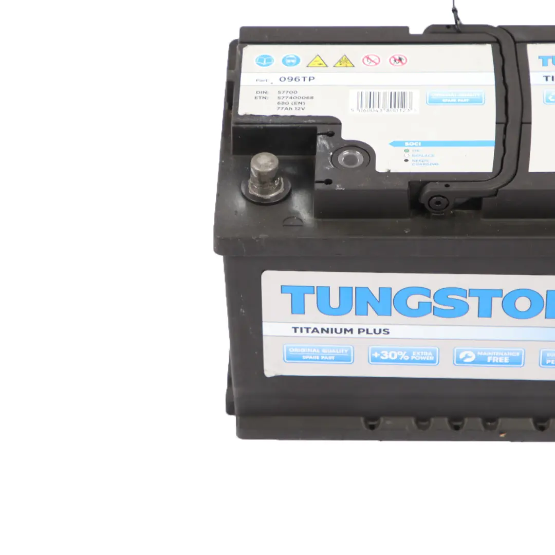 Accumulator Battery 12V 77Ah 680A to with Part number TUNGSTONE Titanium Plus Accumulator Battery 12V 77Ah 680A - SKU TUNGSTONE Titanium Plus 77Ah Accumulator - Part number TUNGSTONE Titanium Plus