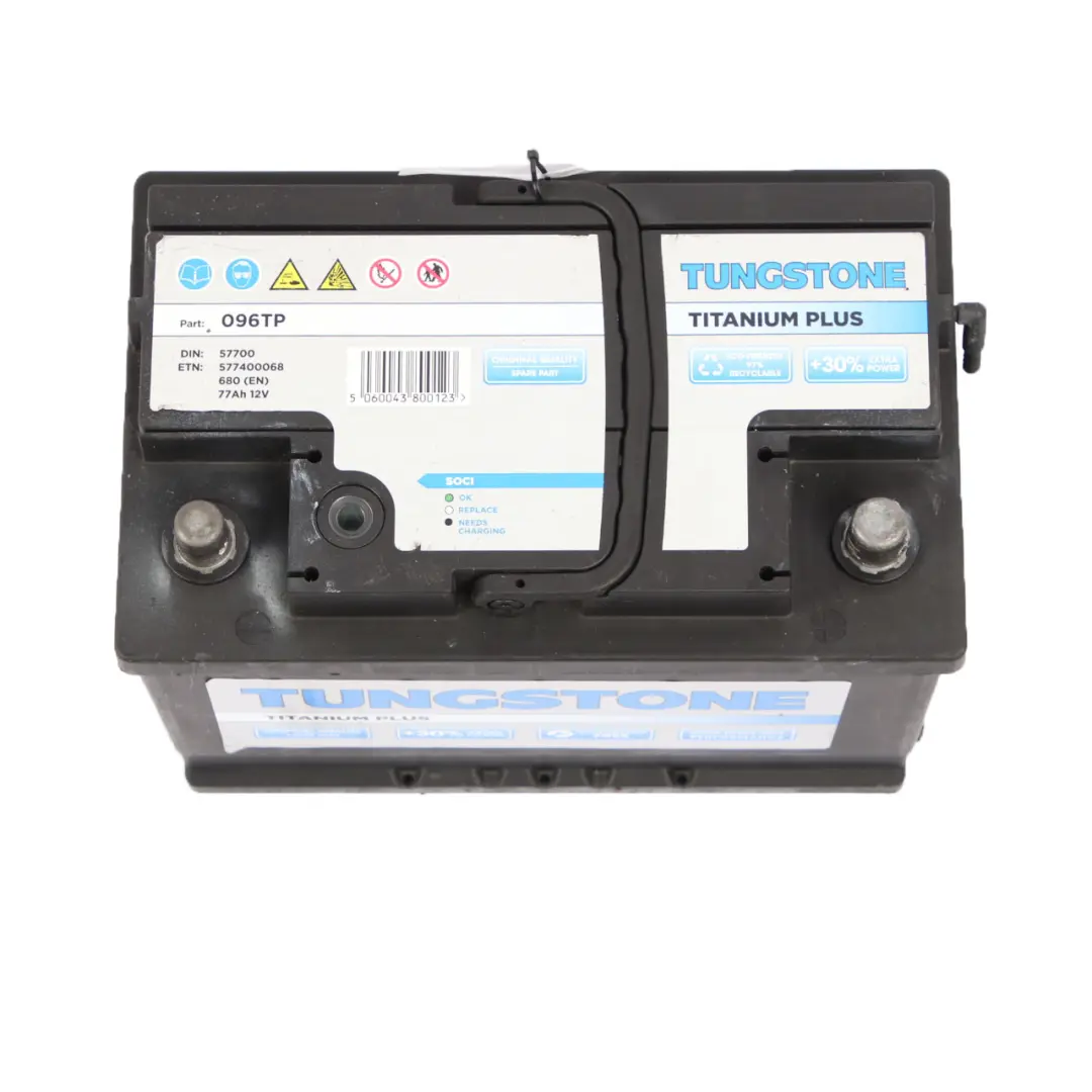 Accumulator Battery 12V 77Ah 680A to with Part number TUNGSTONE Titanium Plus Accumulator Battery 12V 77Ah 680A - SKU TUNGSTONE Titanium Plus 77Ah Accumulator - Part number TUNGSTONE Titanium Plus