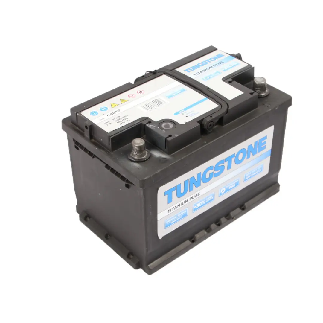 Accumulator Battery 12V 77Ah 680A to with Part number TUNGSTONE Titanium Plus Accumulator Battery 12V 77Ah 680A - SKU TUNGSTONE Titanium Plus 77Ah Accumulator - Part number TUNGSTONE Titanium Plus