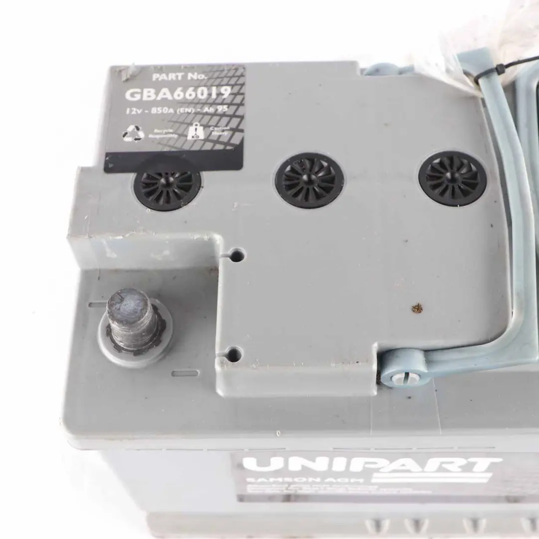 Unipart Samson AGM Accumulator Battery 95Ah 850A 12V to with Part number Unipart 95Ah Accumulator Unipart Samson AGM Accumulator Battery 95Ah 850A 12V - SKU Unipart 95Ah Accumulator - Part number Unipart 95Ah Accumulator