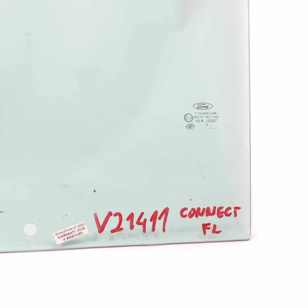 Szyba Drzwi Lewy Przód do Ford Transit Connect o numerze V21411 Ford Transit Connect Szyba Drzwi Lewy Przód - SKU V21411 - Numer Części V21411