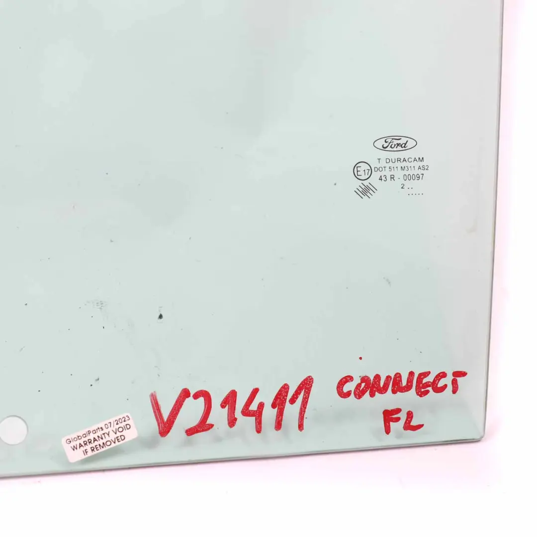 Ford Transit Connect Vitrage porte vert AS2 avant gauche - SKU V21411 - Numéro de pièce V21411