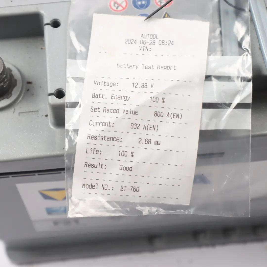  VARTA Accumulator Battery 80Ah 800A 12V Silver Dynamic AGM F21 - SKU Varta 80Ah AGM Accumulator - Part number Varta 85Ah Accumulator