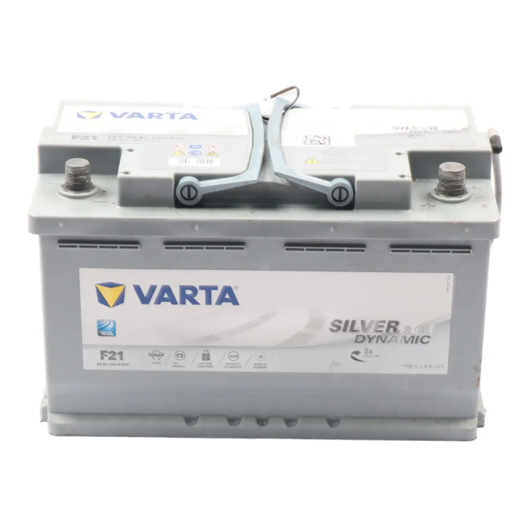 VARTA Accumulator Battery 80Ah 800A 12V Silver Dynamic AGM F21 to with Part number Varta 85Ah Accumulator VARTA Accumulator Battery 80Ah 800A 12V Silver Dynamic AGM F21 - SKU Varta 80Ah AGM Accumulator - Part number Varta 85Ah Accumulator
