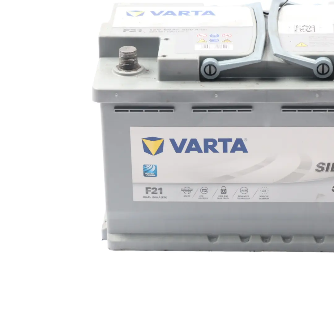 VARTA Accumulator Battery 80Ah 800A 12V Silver Dynamic AGM F21 to with Part number Varta 85Ah Accumulator VARTA Accumulator Battery 80Ah 800A 12V Silver Dynamic AGM F21 - SKU Varta 80Ah AGM Accumulator - Part number Varta 85Ah Accumulator