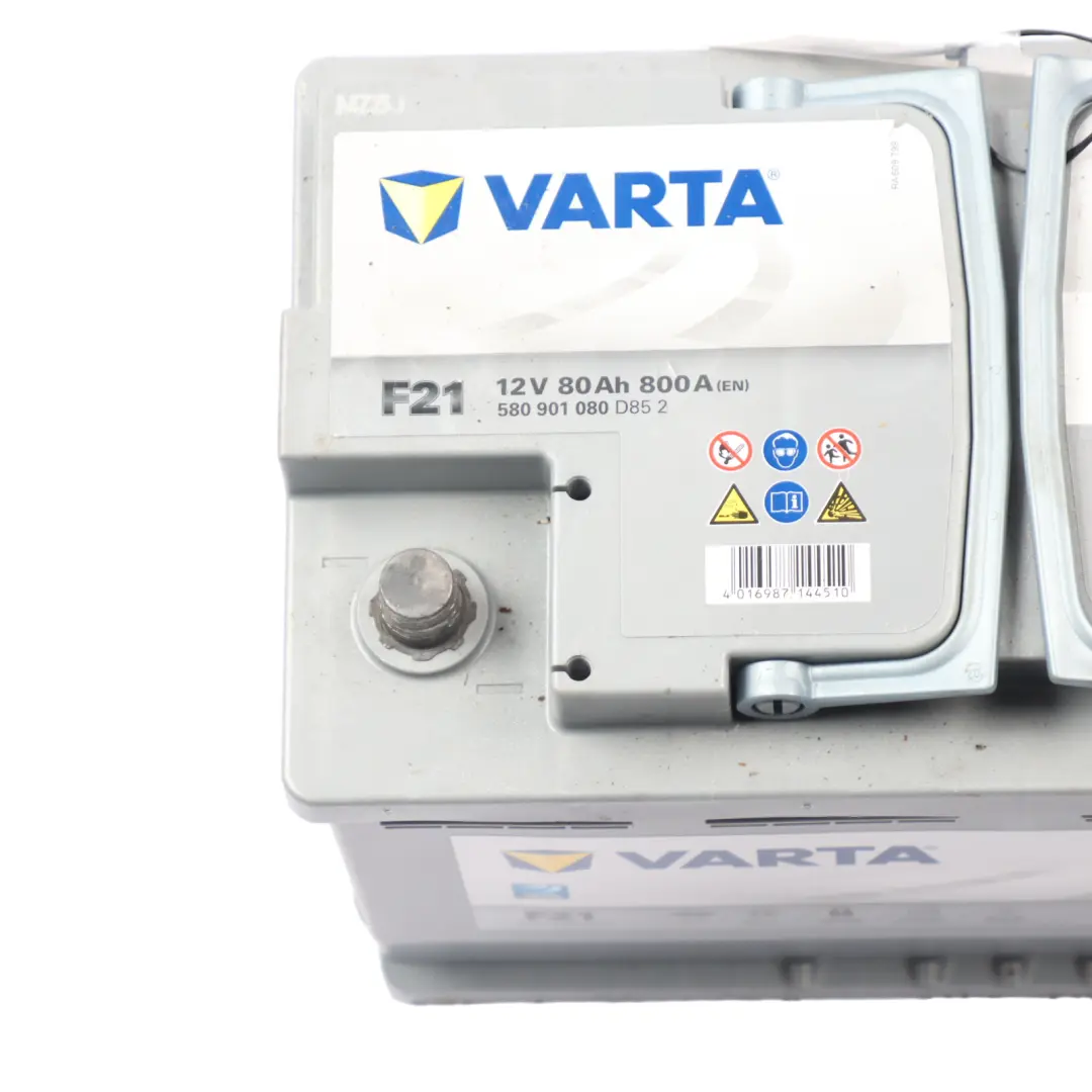 VARTA Accumulator Battery 80Ah 800A 12V Silver Dynamic AGM F21 to with Part number Varta 85Ah Accumulator VARTA Accumulator Battery 80Ah 800A 12V Silver Dynamic AGM F21 - SKU Varta 80Ah AGM Accumulator - Part number Varta 85Ah Accumulator
