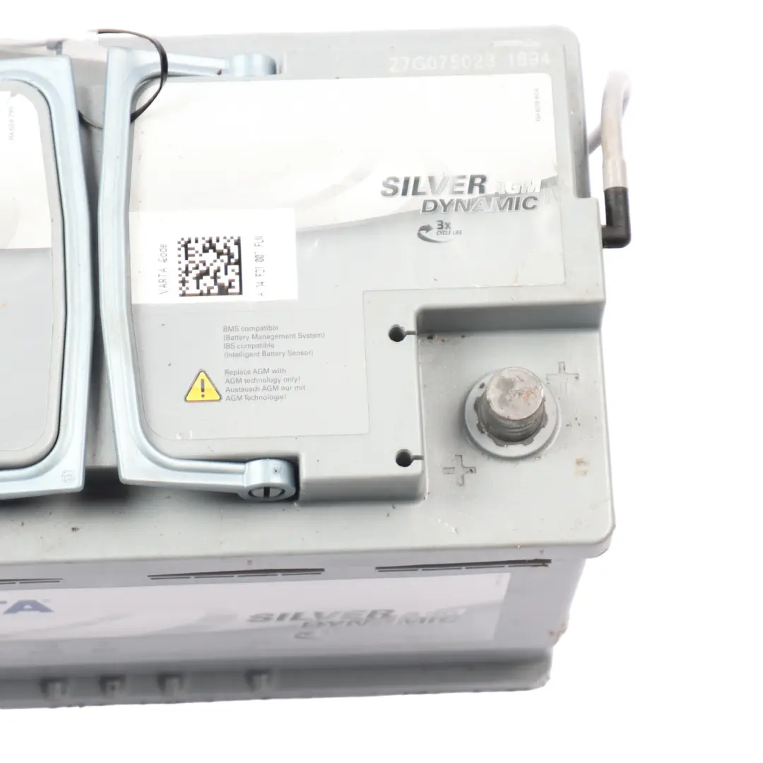 VARTA Accumulator Battery 80Ah 800A 12V Silver Dynamic AGM F21 to with Part number Varta 85Ah Accumulator VARTA Accumulator Battery 80Ah 800A 12V Silver Dynamic AGM F21 - SKU Varta 80Ah AGM Accumulator - Part number Varta 85Ah Accumulator