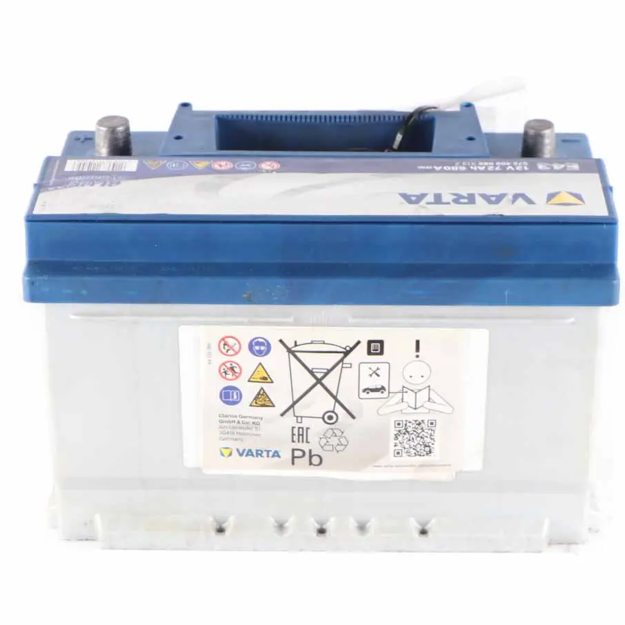  VARTA Blue Dynamic Accumulator Battery 72Ah 680A 12V E43 - SKU VARTA Blue Dynamic 72Ah Accumulator - Part number VARTA Blue Dynamic 72Ah Accumulator