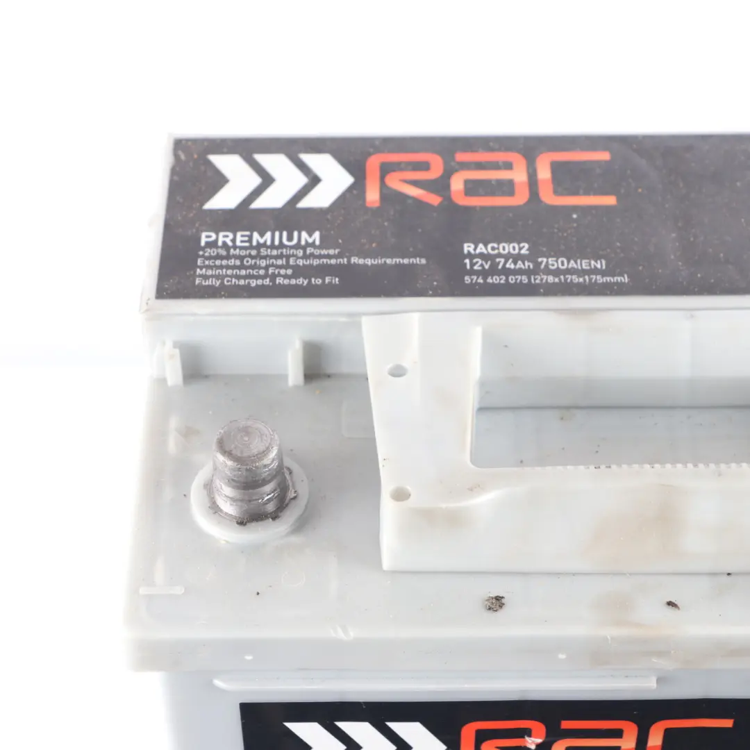 VARTA RAC Accumulator Battery 74Ah 750A 12V RAC002 to with Part number Varta Rac 74Ah Accumulator VARTA RAC Accumulator Battery 74Ah 750A 12V RAC002 - SKU Varta Rac 74Ah Accumulator-1 - Part number Varta Rac 74Ah Accumulator