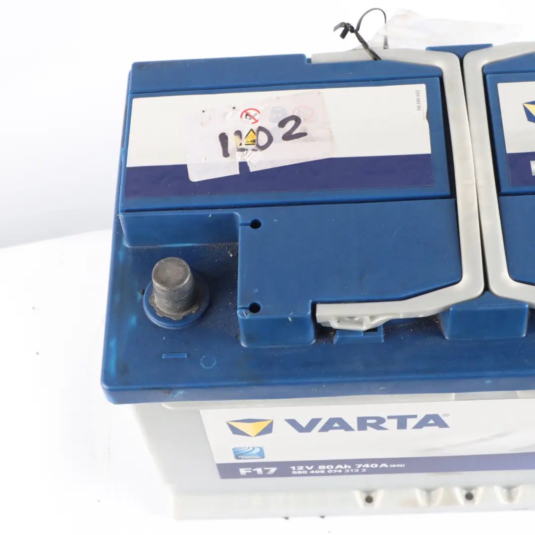  VARTA Accumulator Battery 80Ah 740A 12V Blue Dynamic F17 - SKU Varta 80Ah Accumulator - Part number Varta 80Ah Accumulator