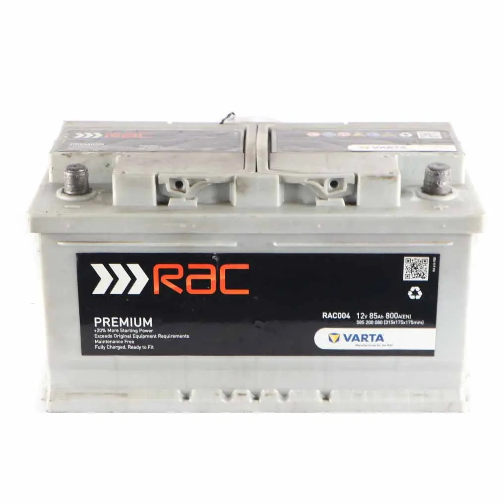  VARTA RAC Accumulator Battery 85Ah 800A 12V RAC004 - SKU Varta Rac 85Ah Accumulator - Part number Varta Rac 85Ah Accumulator