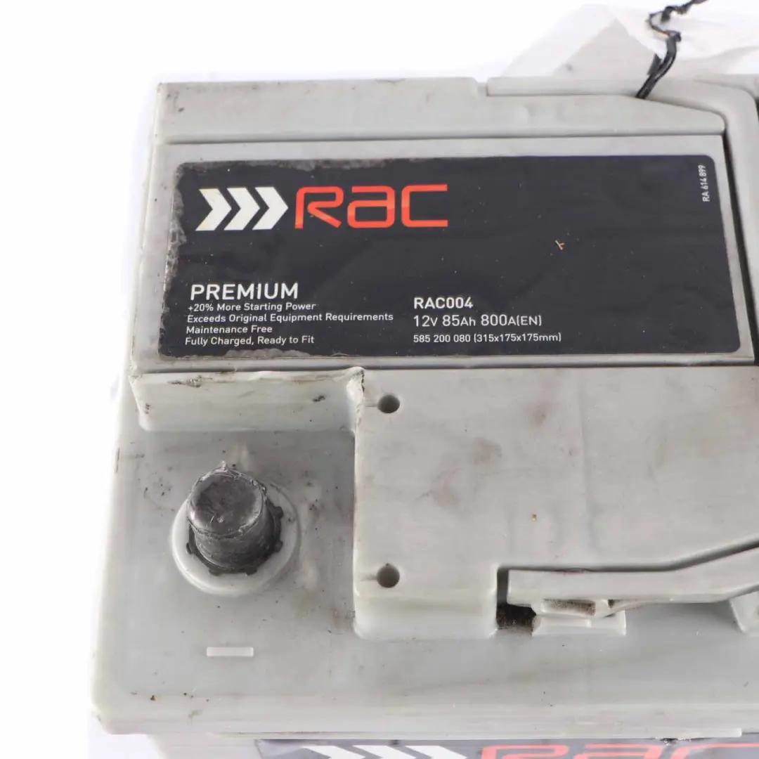 VARTA RAC Accumulator Battery 85Ah 800A 12V RAC004 to with Part number Varta Rac 85Ah Accumulator VARTA RAC Accumulator Battery 85Ah 800A 12V RAC004 - SKU Varta Rac 85Ah Accumulator - Part number Varta Rac 85Ah Accumulator