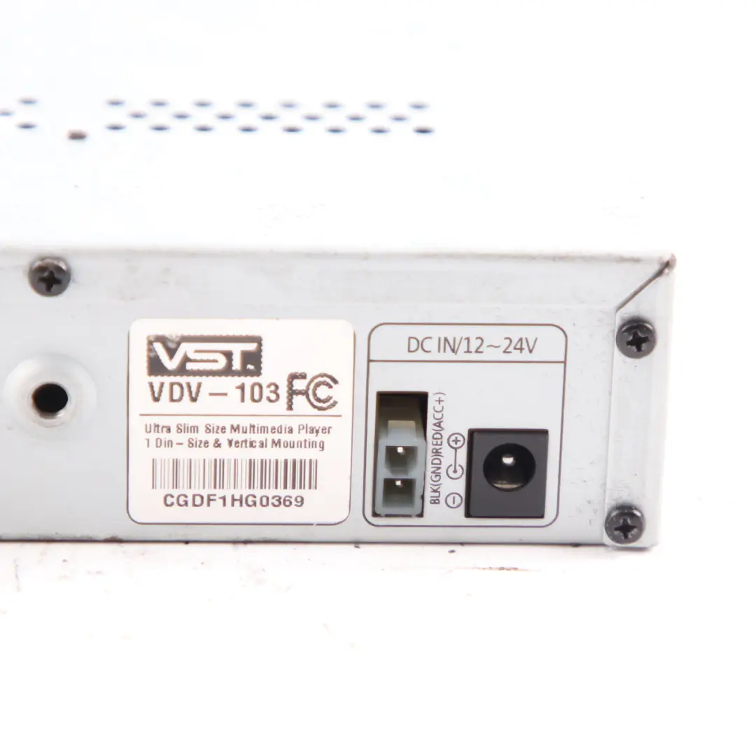 VST Technologies DVD Car Ultra Silm Multimedia Video Player 1 DIN to with Part number VDV-103 VST Technologies DVD Car Ultra Silm Multimedia Video Player 1 DIN - SKU VDV-103 - Part number VDV-103