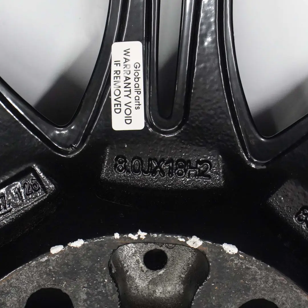 Schwarz Komplett Set 4x Felgen Alufelge 18" 8J VIA für BMW E90 E91 mit Teilenummer VIA SET 18 BMW E90 E91 Schwarz Komplett Set 4x Felgen Alufelge 18" 8J VIA - SKU VIA SET 18-1 - Teilenummer VIA SET 18