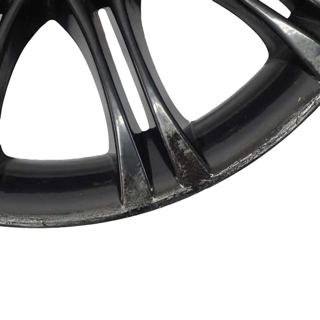 BMW E90 E91 Silver Complete Set 4x Wheel Alloy Rim Black 18" 8J VIA - SKU VIA SET 18-1 - Part number VIA SET 18