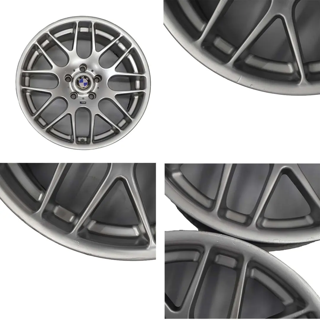 Silber Komplett Set 4x Felgen Alufelge 8,5J ET:18 VIA für BMW E60 E61 mit Teilenummer 18" BMW E60 E61 Silber Komplett Set 4x Felgen Alufelge 8,5J ET:18 VIA - SKU VIA SET 18 - Teilenummer 18"