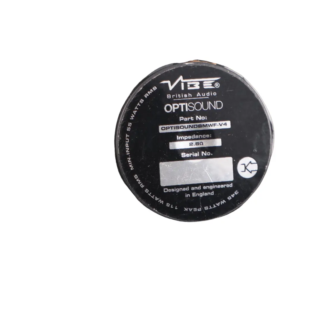  Genuine VIBE Optisound BMWF-V4 Car Audio Component Speaker Set 345W - SKU VIBE BMWF-V4-1 - Part number VIBE BMWF-V4