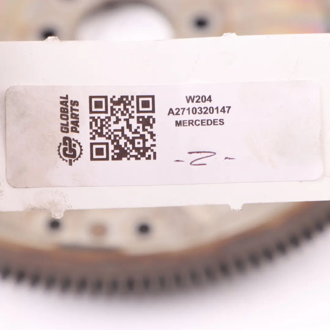 Flywheel Mercedes W204 Petrol M271 Flywheel Starter Ring Gear to with Part number A2710320147 Flywheel Mercedes W204 Petrol M271 Flywheel Starter Ring Gear - SKU A2710320147 - Part number A2710320147