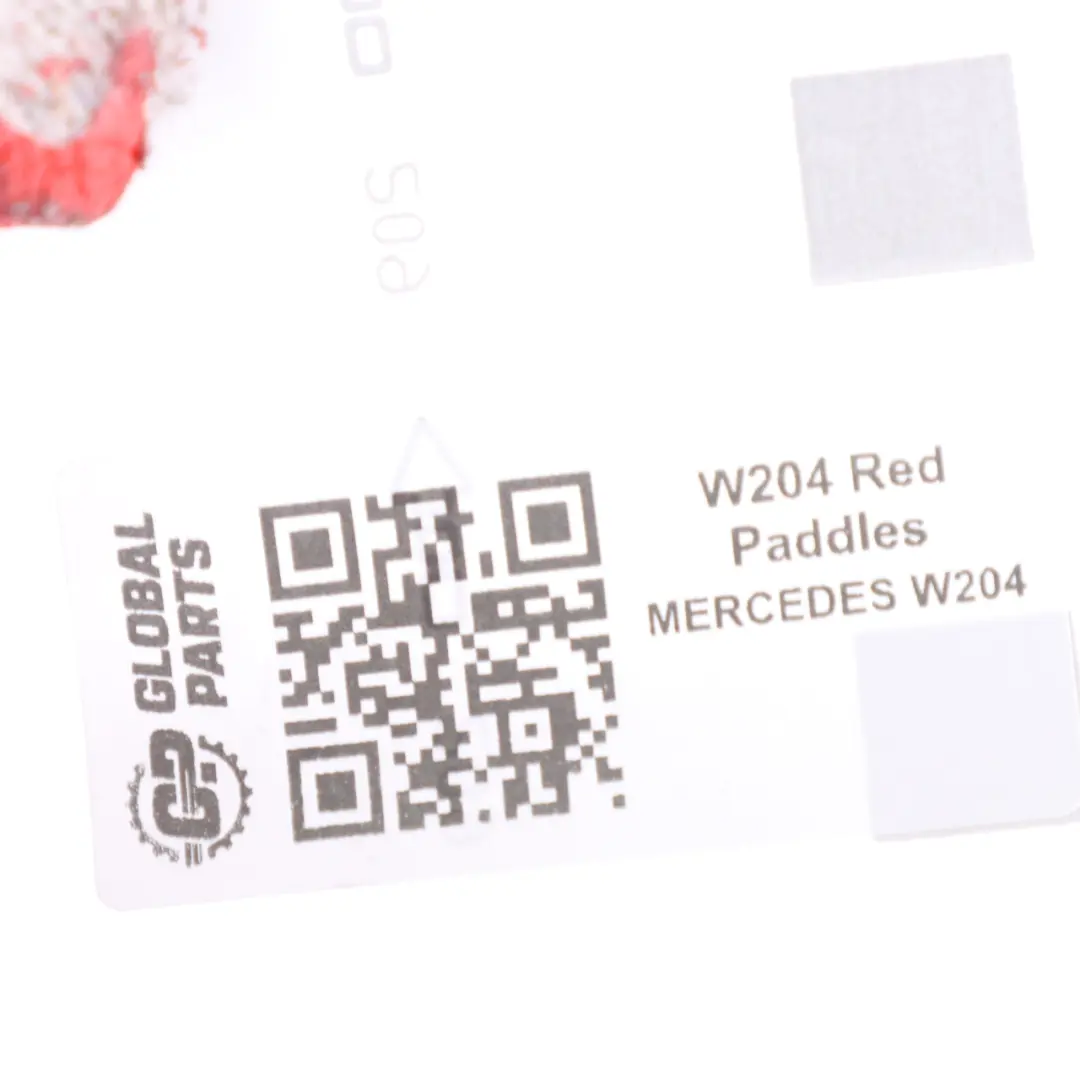 Mercedes W204 Łopatki Kierownicy Czerwone - SKU W204-Red-Paddles - Numer Części W204 Red Paddles