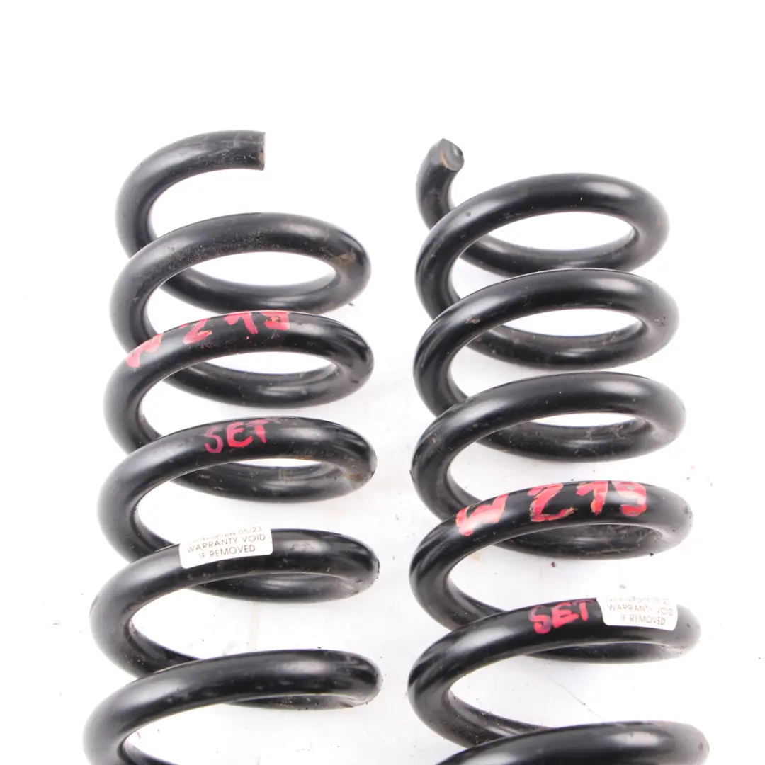 Mercedes CLS W219 Rear Axle Suspension Spring Left Right N/O/S Coil Set - SKU W219 Rear Coil Spring Set - Part number W219 Rear Coil Spring Set