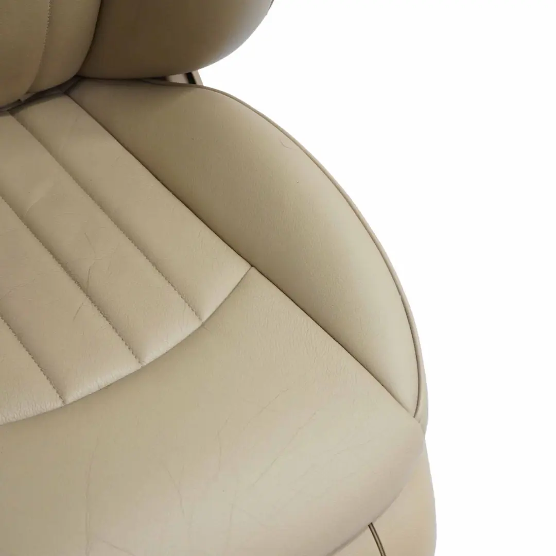 Sedili Mercedes W219 Coupé Riscaldati Pelle Marrone Bucksin Anteriore Posteriore - SKU W219 Seats Leather Brown Bucksin - Numero di parte W219 Seats Leather Brown Bucksin