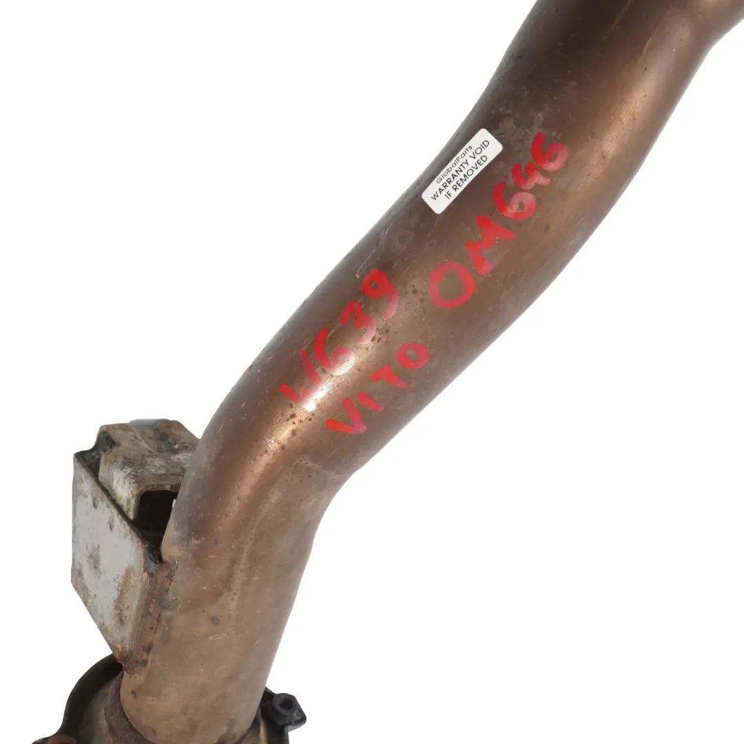  Downpipe Mercedes W639 Vito OM646 Exhaust Turbo Decat Catless Pipe Hose Muffler - SKU W639 OM646 Downpipe - Part number W639 OM646 Downpipe