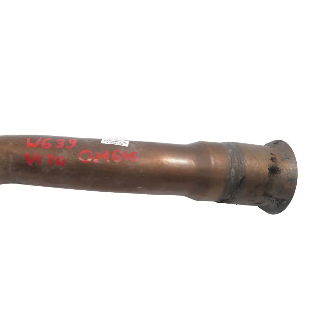 Mercedes Vito W639 OM646 Turbo Decat Catless Downpipe DPF Löschen Rohr - SKU W639 OM646 Downpipe - Teilenummer W639 OM646 Downpipe