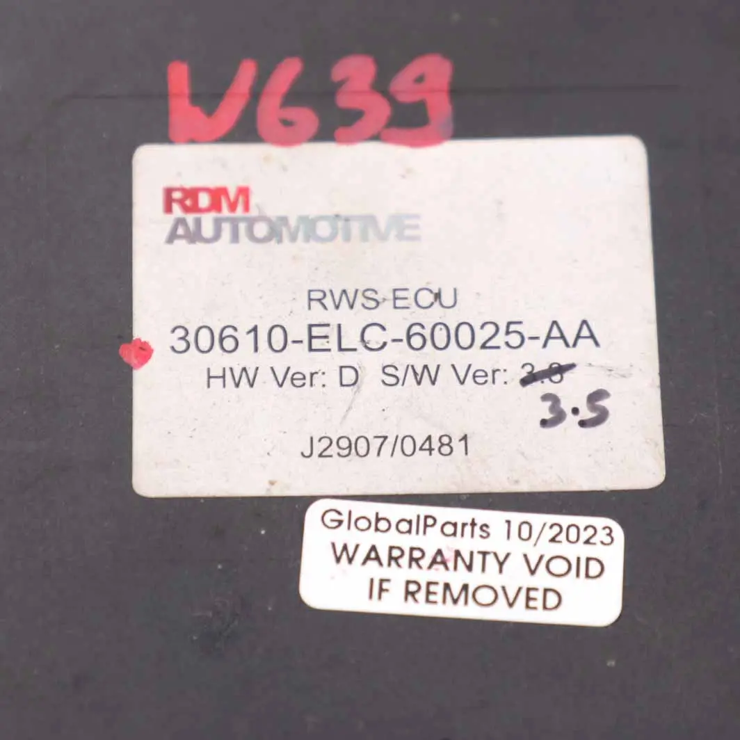 Control Unit Set Taxi Rear Wheel Steering Intercom Module to Mercedes Vito W639 with Part number W639 Taxi Modules Mercedes Vito W639 Control Unit Set Taxi Rear Wheel Steering Intercom Module - SKU W639 Taxi Modules - Part number W639 Taxi Modules