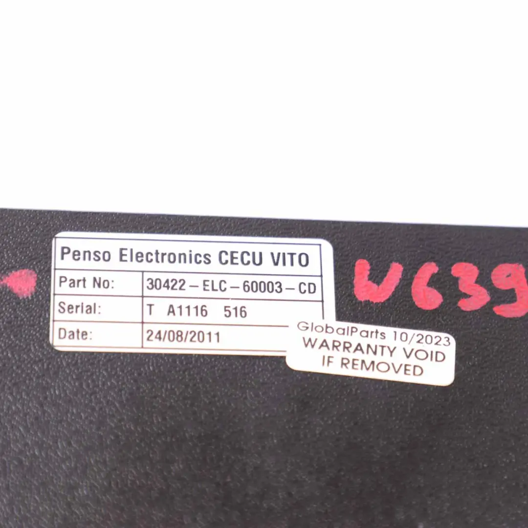 Mercedes Vito W639 Control Unit Set Taxi Rear Wheel Steering Intercom Module - SKU W639 Taxi Modules - Part number W639 Taxi Modules