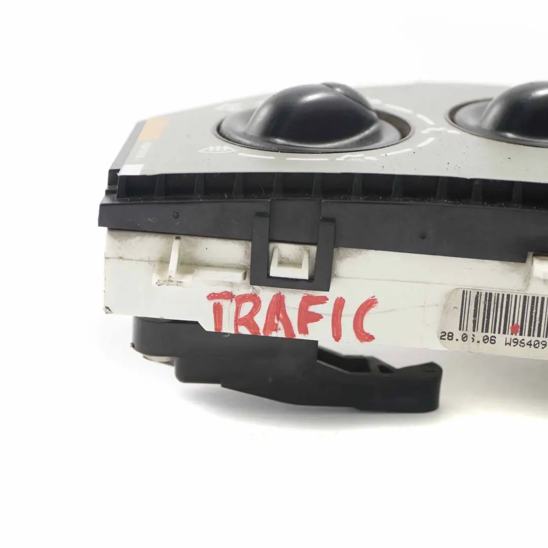 Climate Control Panel Renault Trafic II Heater Switch Air Con A/C to with Part number W964097KG Climate Control Panel Renault Trafic II Heater Switch Air Con A/C - SKU W964097KG - Part number W964097KG