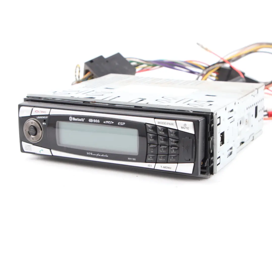 Genuine Wharfedale Bluetooth MP3 Stereo Audio Player Head Unit to with Part number WH180 Genuine Wharfedale Bluetooth MP3 Stereo Audio Player Head Unit - SKU WH180 - Part number WH180