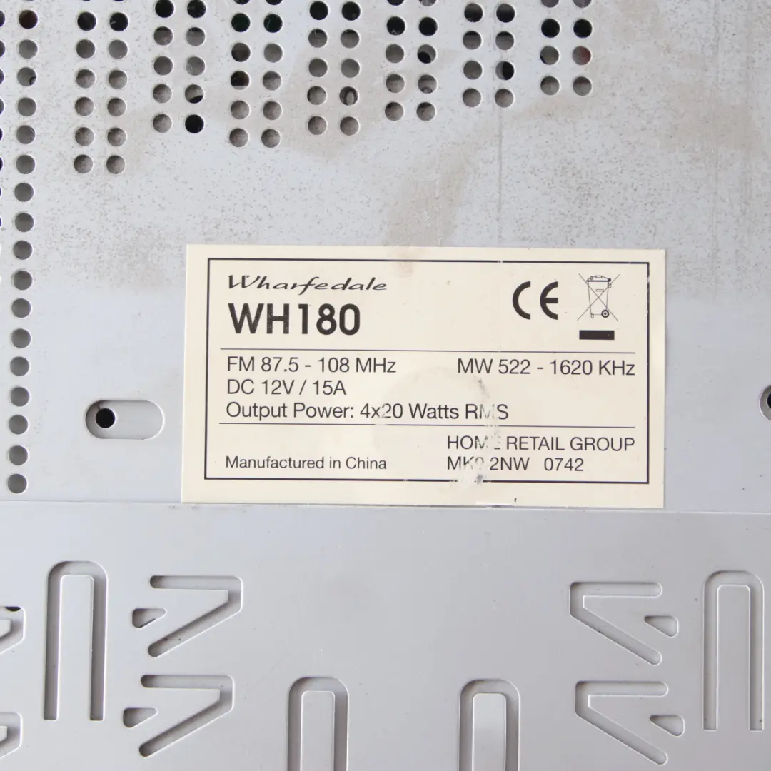  Genuine Wharfedale Bluetooth MP3 Stereo Audio Player Head Unit - SKU WH180 - Part number WH180