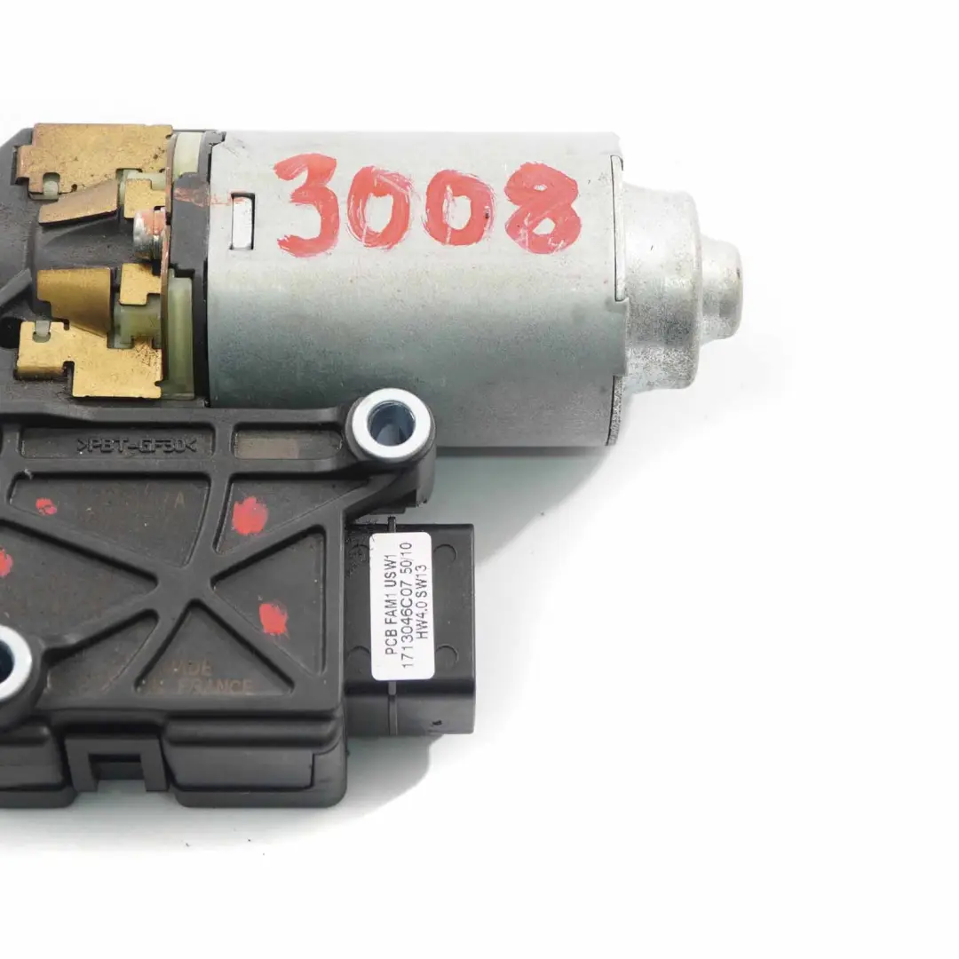 Moteur d'entraînement toit ouvrant Unité d'actionnement pour Peugeot 3008 à propos du numéro de pièce WR09-C04-AA Peugeot 3008 Moteur d'entraînement toit ouvrant Unité d'actionnement - SKU WR09-C04-AA - Numéro de pièce WR09-C04-AA