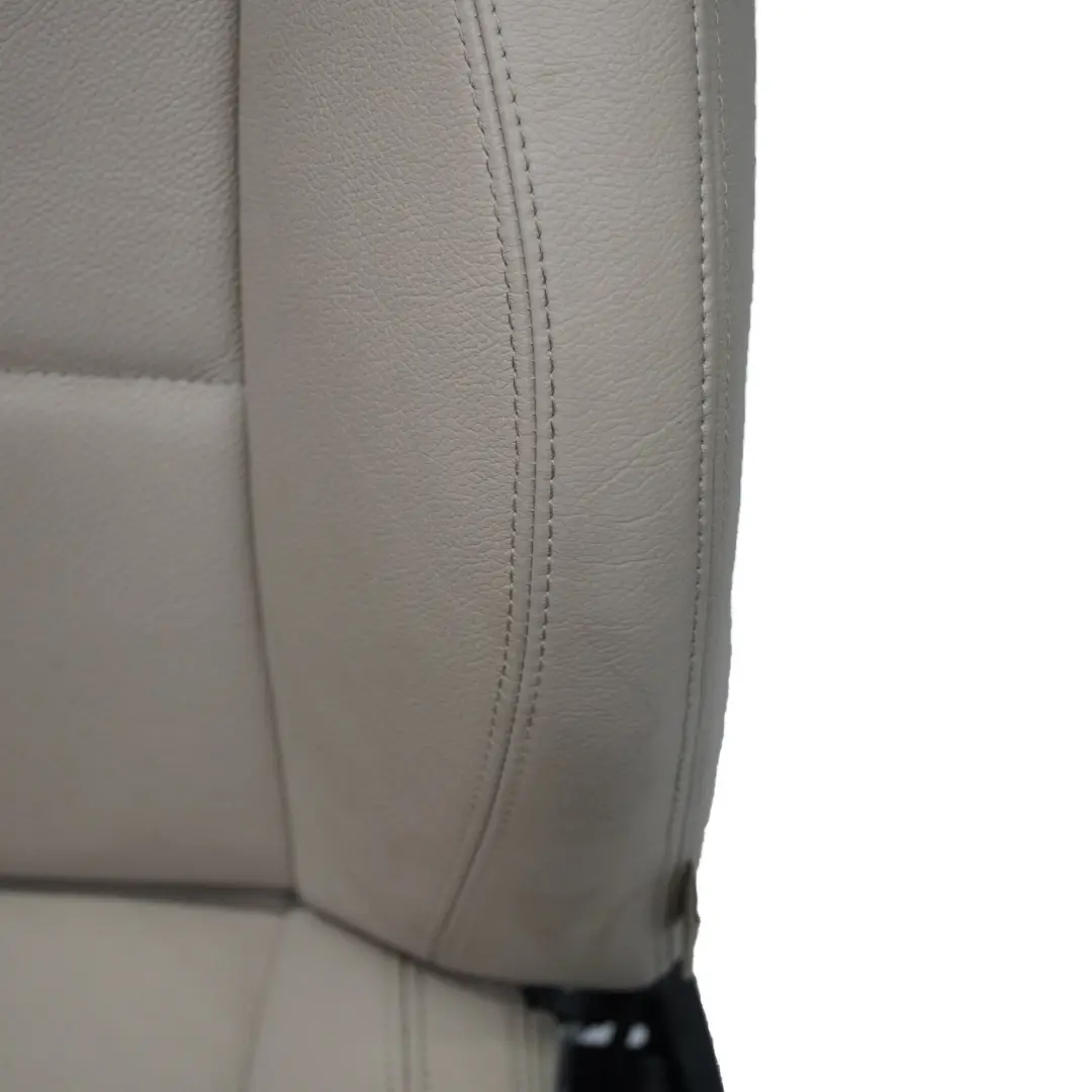  Seats BMW X1 E84 Front Left Right M-Sport Oyster Nevada Leather Heated Memory - SKU X1-E84-FRONT-SEAT-OYSTER-LEATHER-LUDP - Part number 2992784
