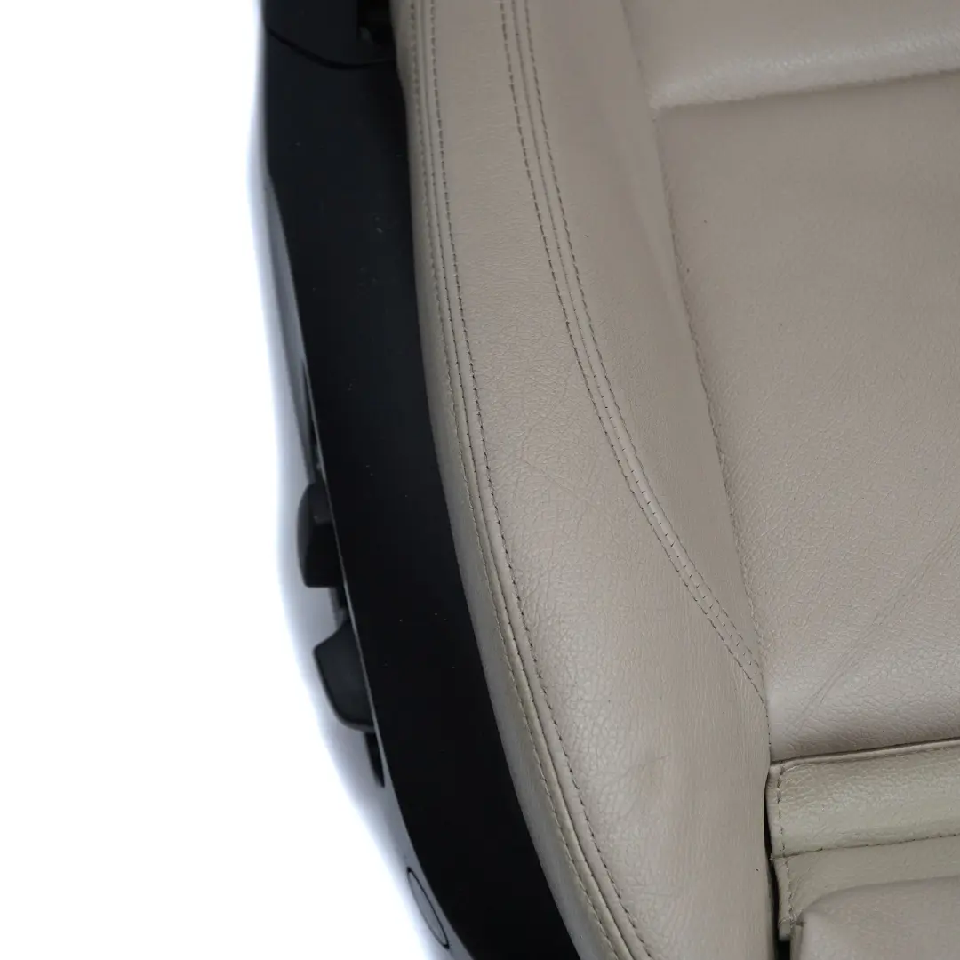 BMW X1 E84 M-Sport Front Seats Left Right N/O/S Oyster Leather Heated Memory - SKU X1-E84-FRONT-SEAT-OYSTER-LEATHER-LUDP - Part number 2992784