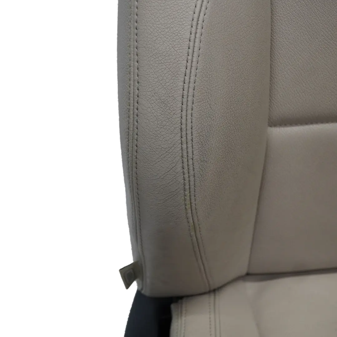 BMW X1 E84 M-Sport Front Seats Left Right N/O/S Oyster Leather Heated Memory - SKU X1-E84-FRONT-SEAT-OYSTER-LEATHER-LUDP - Part number 2992784