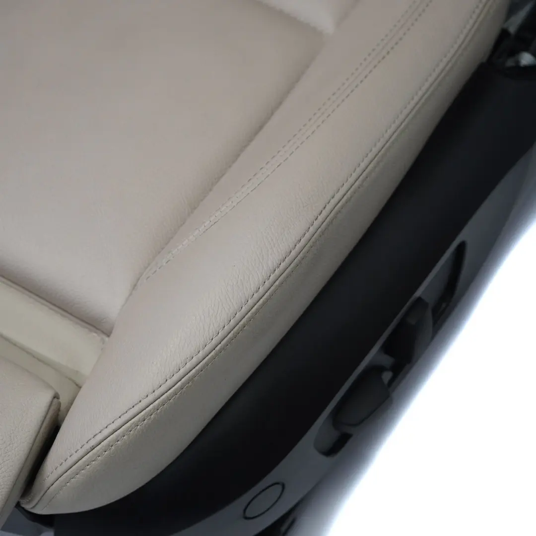 BMW X1 E84 M-Sport Front Seats Left Right N/O/S Oyster Leather Heated Memory - SKU X1-E84-FRONT-SEAT-OYSTER-LEATHER-LUDP - Part number 2992784
