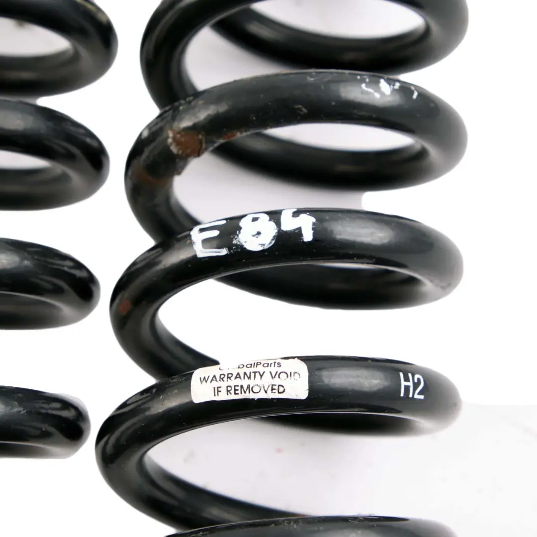 Left Right N/O/S H2 Coil Spring Suspension Set to BMW X1 E84 Rear with Part number E91 C6 BMW X1 E84 Rear Left Right N/O/S H2 Coil Spring Suspension Set - SKU X1-E84-H2-Rear-Coil-Spring-Set - Part number E91 C6