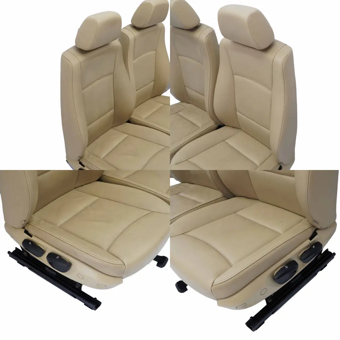  Seats BMW X1 E84 Beige Nevada Leather Interior Front Rear Seat Set Door Cards - SKU X1 E84 Seats Beige Leather (LUB4) - Part number 2992586