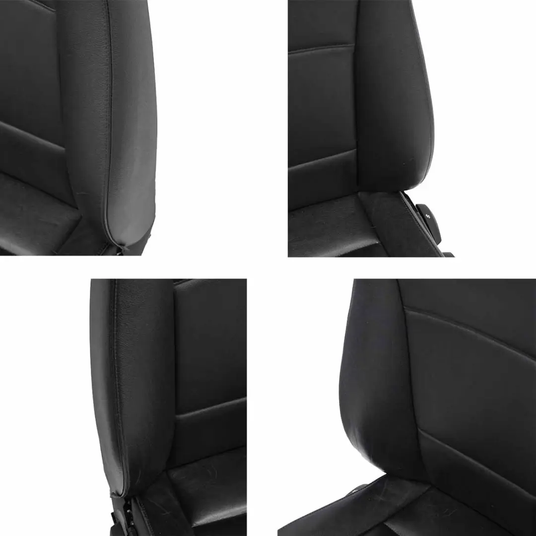 BMW X1 E84 Cuero Negro Interior Calefactables Asiento Trasero Juego Puerta - SKU X1 E84 Seats Black Leather (LUSW) - Número de pieza 2992585