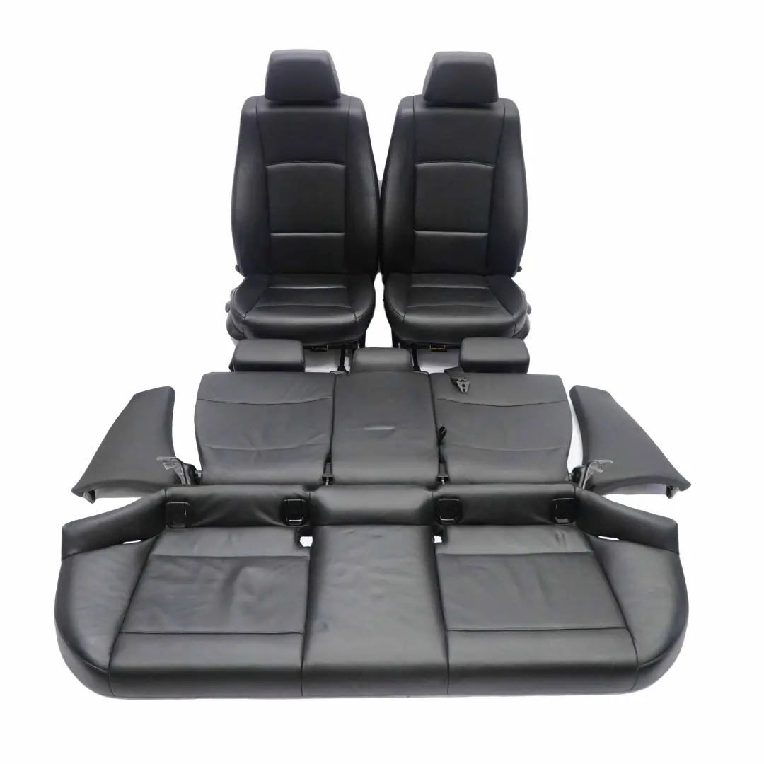  Seats BMW X1 E84 Black Leather Heated Interior Front Rear Seat Set Door Cards - SKU X1 E84 Seats Black Leather (LUSW) - Part number 2992585
