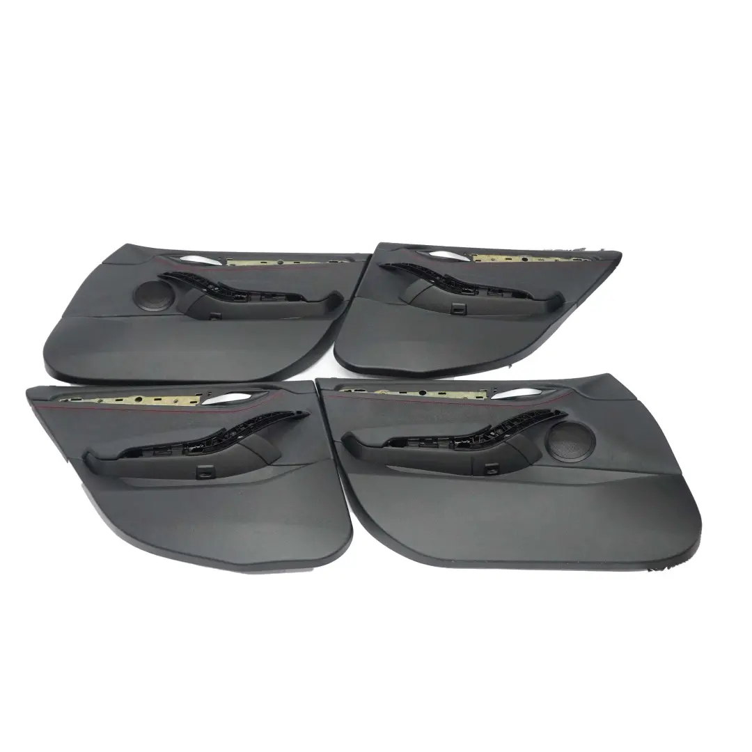 Asientos Sport Cuero Negro Interior Delanteros Traseros Hilos Rojos para BMW E84 con número de pieza X1 E84 BMW E84 Asientos Sport Cuero Negro Interior Delanteros Traseros Hilos Rojos - SKU X1 E84 Seats Sport Black Leather (LUG9) - Número de pieza X1 E84