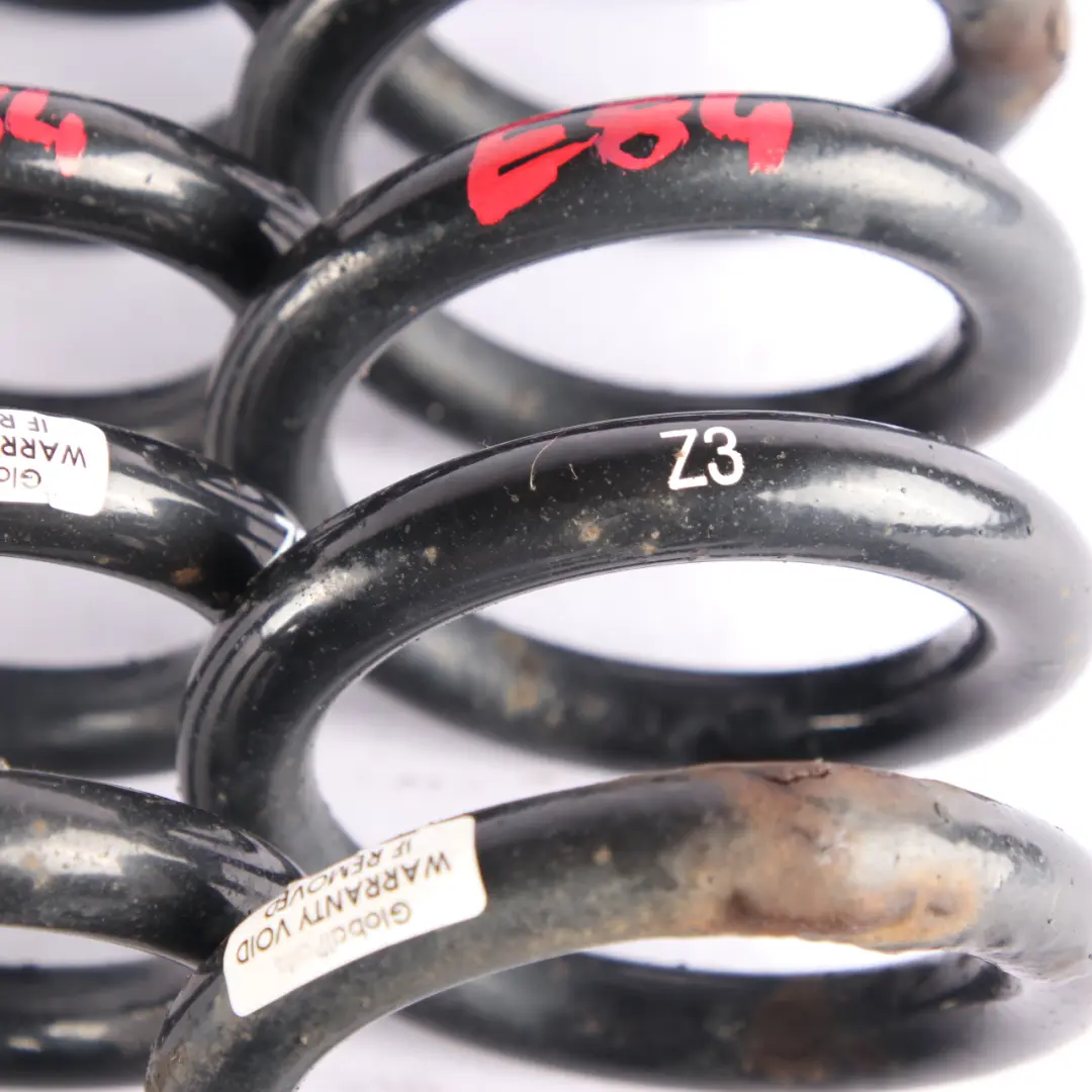 BMW X1 E84 Spiralfeder Z3 Hinten Links Rechts N/O/S Sportfahrwerk Federnsatz - SKU X1 E84 Z3 Rear Coil Spring Set - Teilenummer X1 E84 Z3 Rear Coil Spring Set