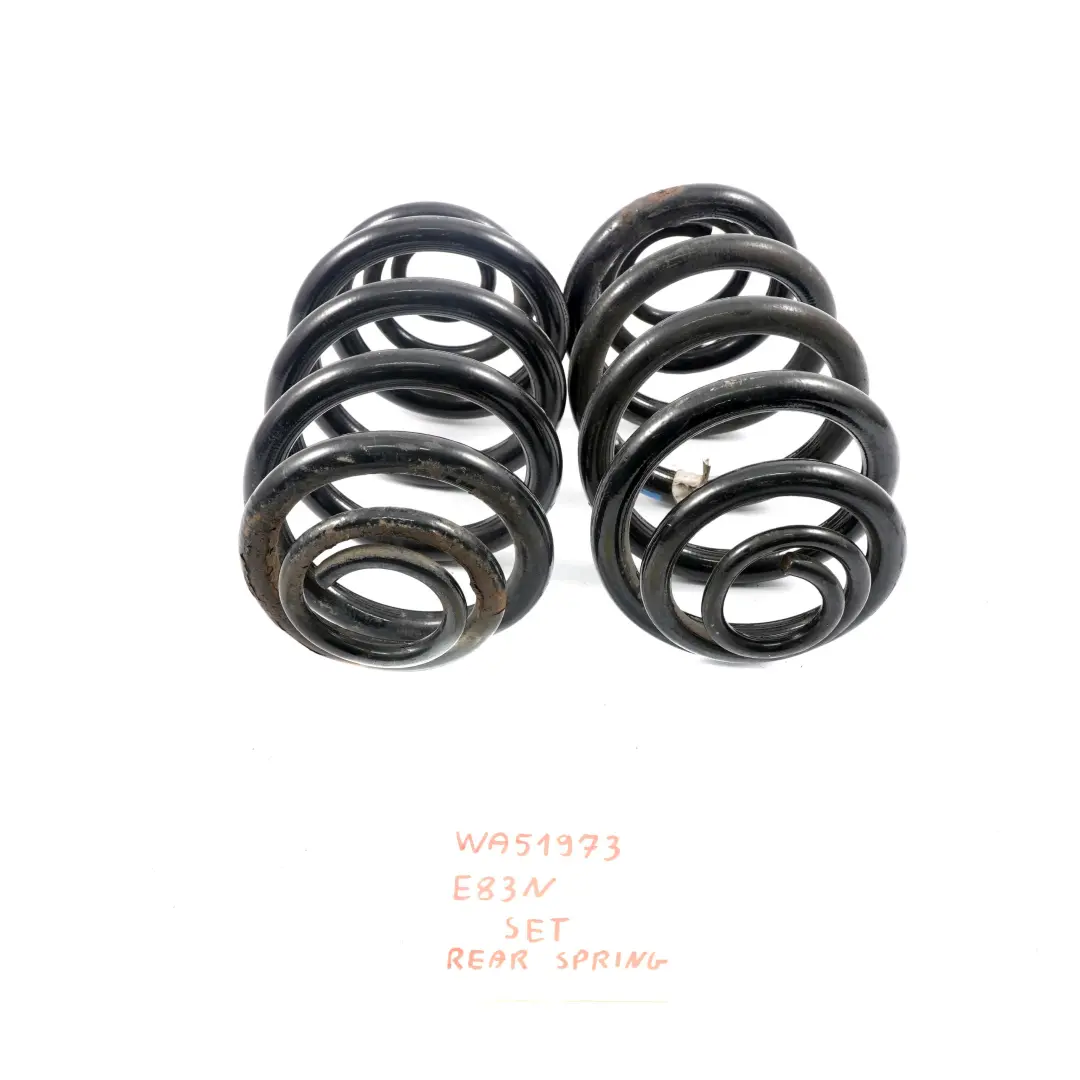 Sprężyny Zawieszenia Tylne Sport Set do BMW X3 E83 o numerze X3 E83 Coil Spring BMW X3 E83 Sprężyny Zawieszenia Tylne Sport Set - SKU X3-E83-Coil-Spring - Numer Części X3 E83 Coil Spring