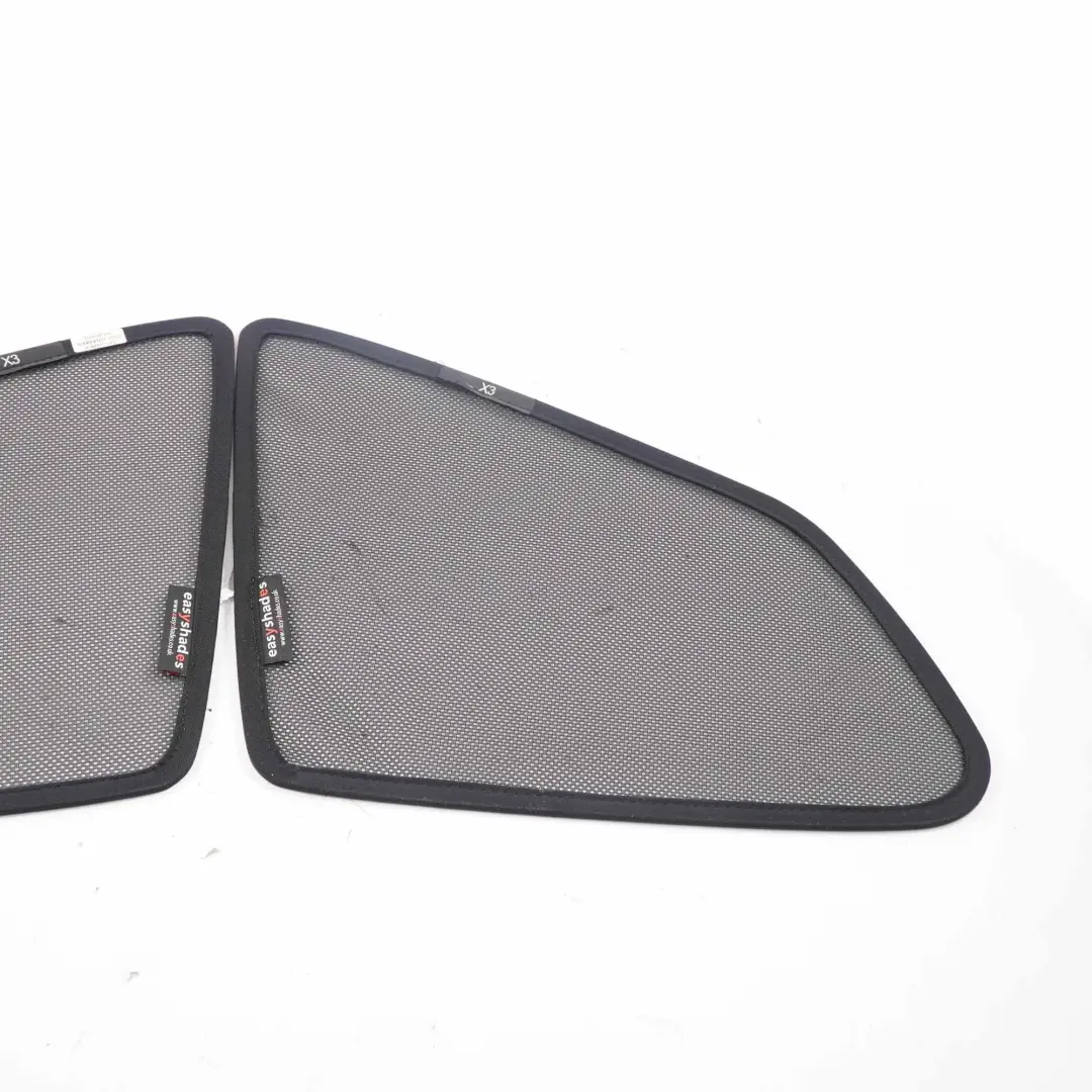 BMW X3 E83 Rolety Zasłony Tylnych Szyb Zestaw - SKU X3 E83 Shades Set - Numer Części X3 E83 Shades Set