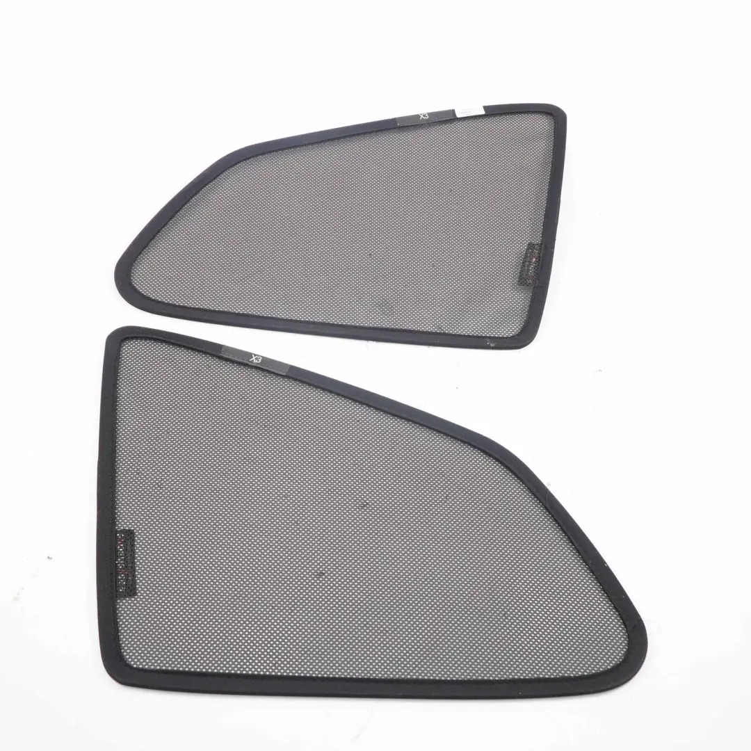 BMW X3 E83 Easyshades Tendine Parasole Coperture Posteriori Finestrini Set - SKU X3 E83 Shades Set - Numero di parte X3 E83 Shades Set