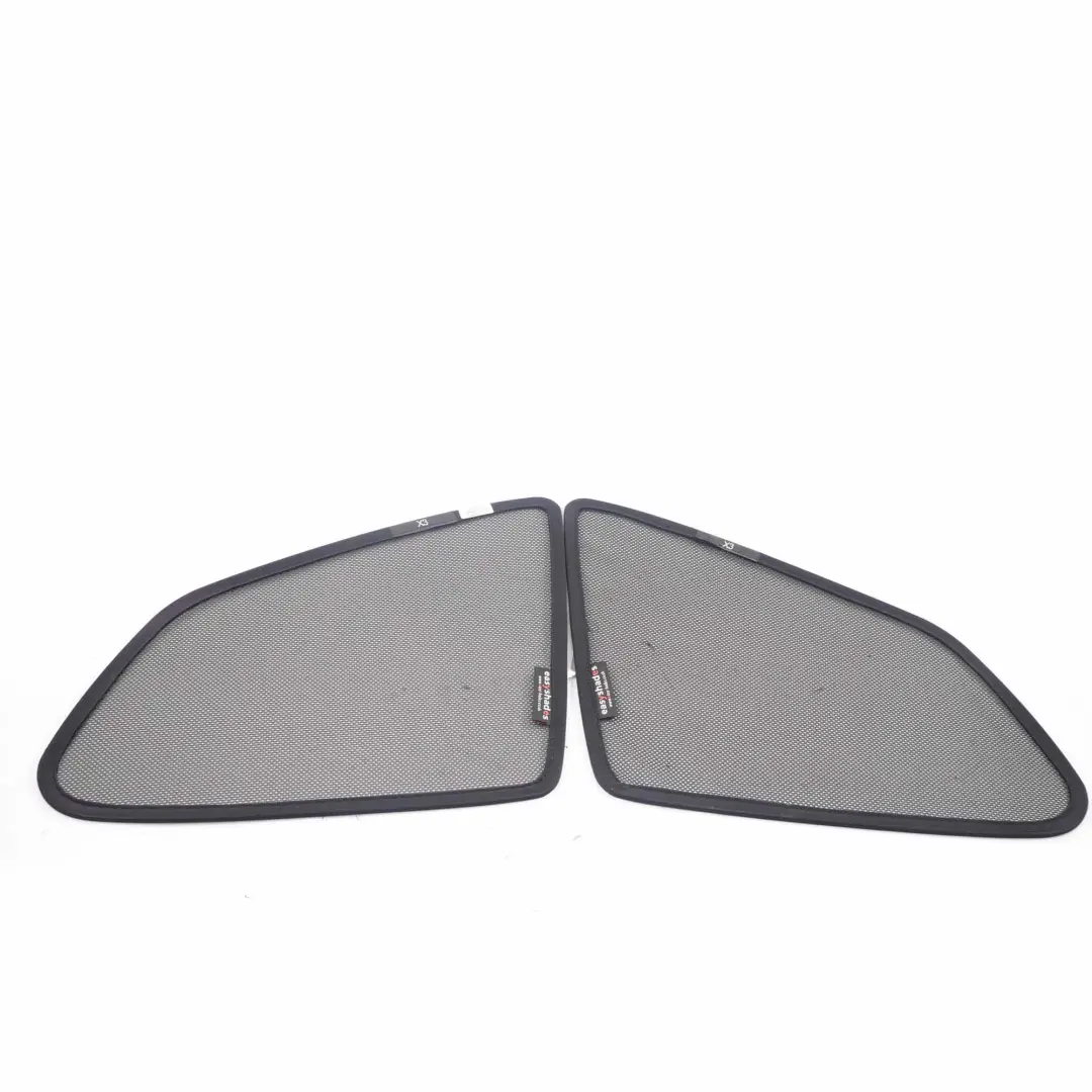 Rear Side Windows BMW X3 E83 Easyshades Quarter Window Shades Sun Covers Set - SKU X3 E83 Shades Set - Part number X3 E83 Shades Set